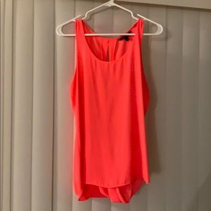 M neon pink express dress tank